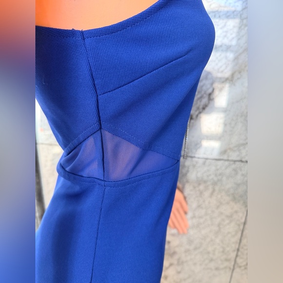 Love Culture Blue Midi Dress Excellent Condition - Picture 8 of 15